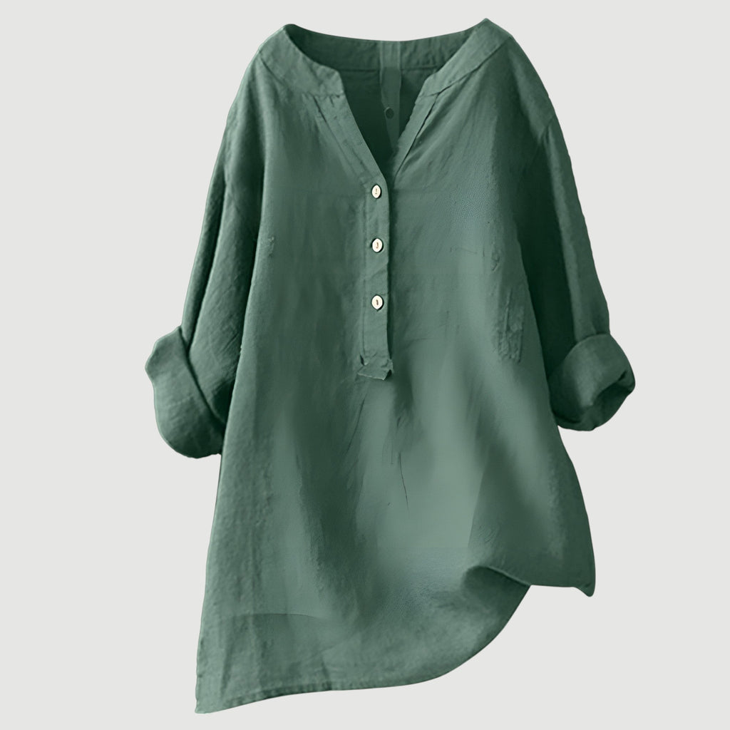 Lightweight Linen Blouse for Women | Casual Summer Top | Ideal for Everyday Wear and Outings
