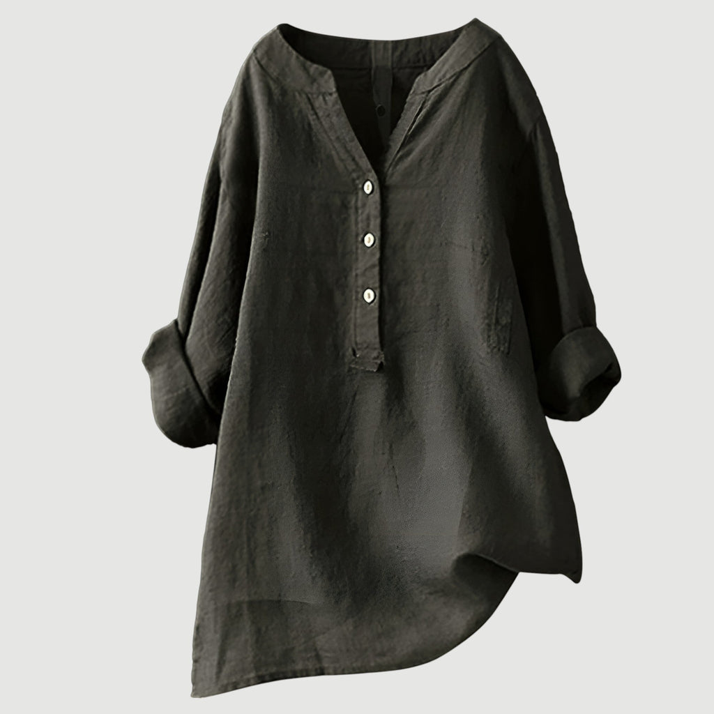 Lightweight Linen Blouse for Women | Casual Summer Top | Ideal for Everyday Wear and Outings