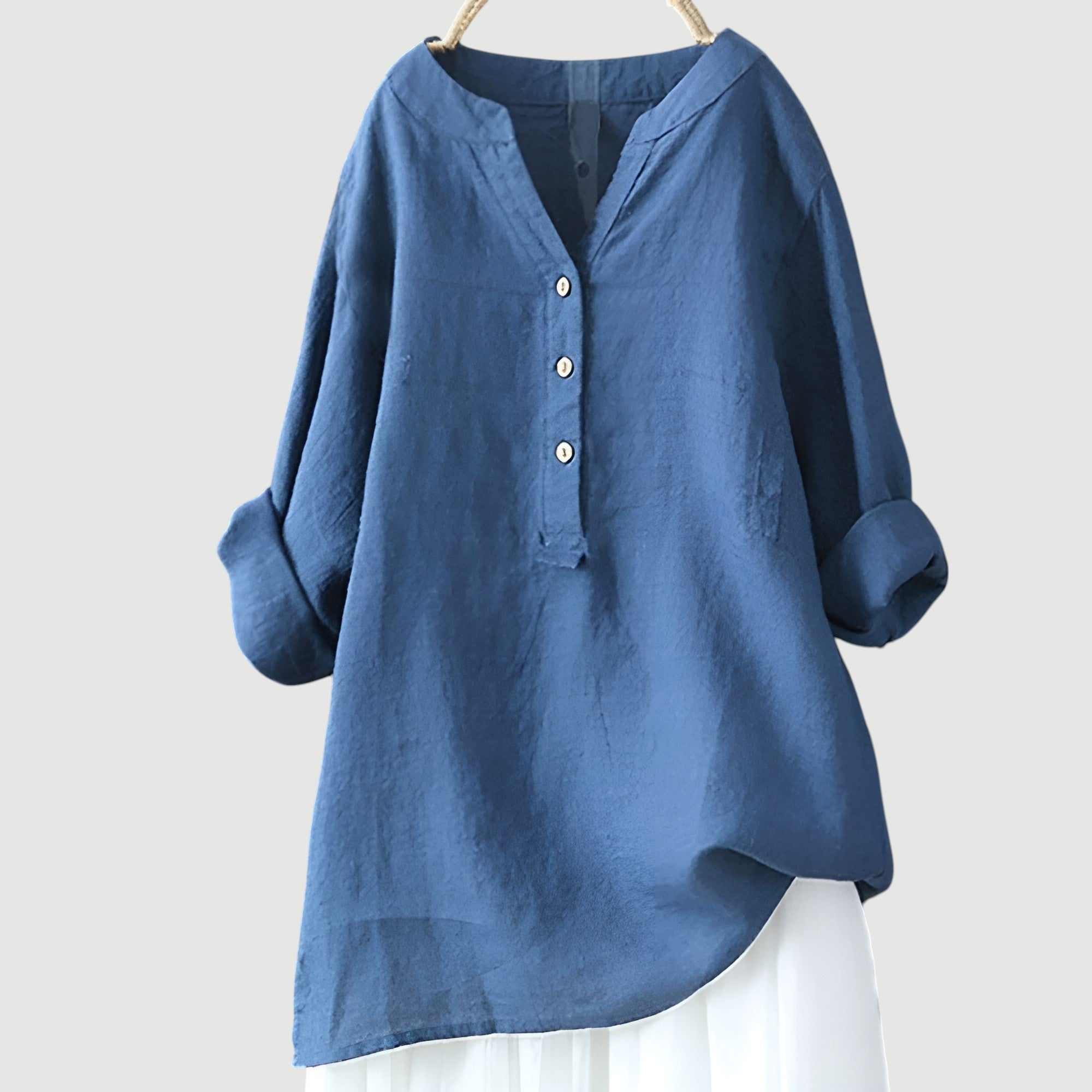 Lightweight Linen Blouse for Women | Casual Summer Top | Ideal for Everyday Wear and Outings