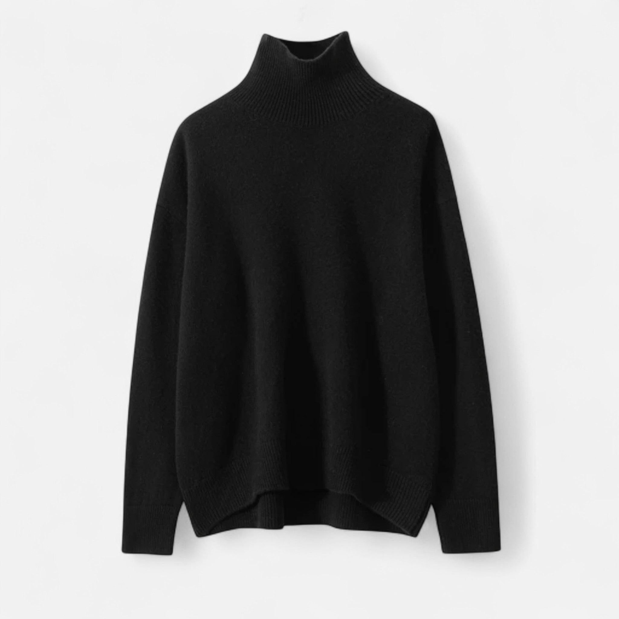 Cashmere Turtleneck Sweater for Women | Soft Warm Knit | Casual Layering Essential
