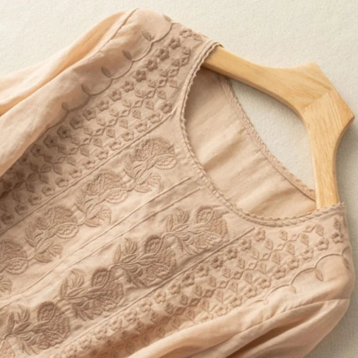 Lightweight Summer Blouse for Women | Casual Short Sleeve Top for Warm Weather Wear