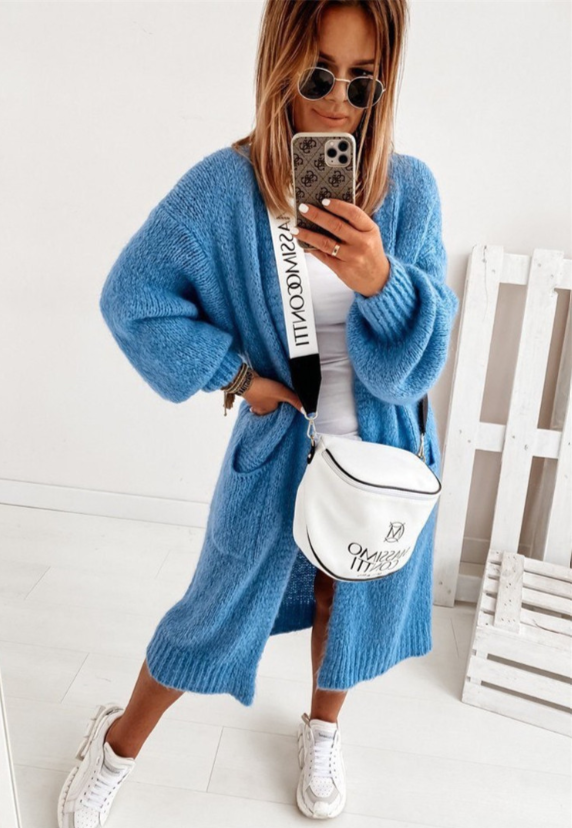 Oversized Knit Cardigan for Women | Soft Knit Fabric | Casual Layering Piece for Everyday Wear