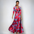 Elegant Floral Women's Dress | Lightweight Fabric | Perfect for Casual Events
