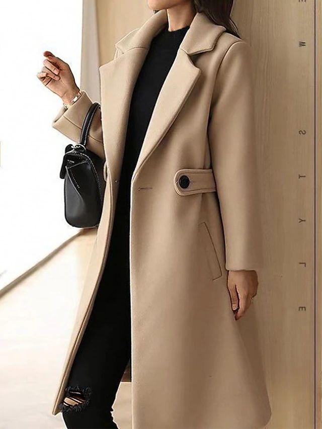 Long Formal Trench Coat for Women | Elegant Design | Ideal for Special Occasions and Events