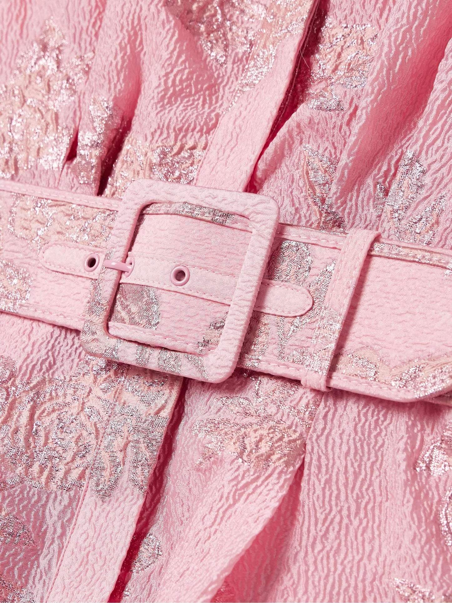 Short Puff Sleeve Dress in Lightweight Fabric for Casual or Formal Events