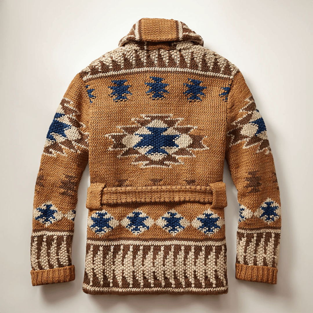 Handcrafted Western Shawl Cardigan | Cozy Knit | Casual Outerwear