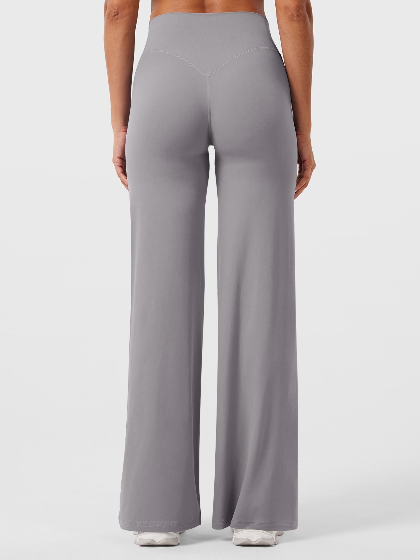 High Waist Flared Pants for Women | Lightweight Summer Fabric | Casual Chic Design | Ideal for Warm Weather Wear