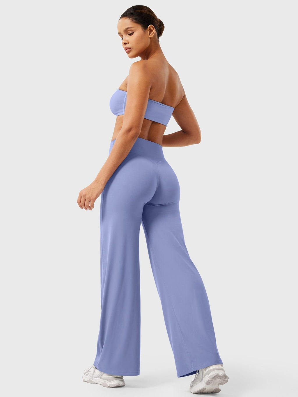 High Waist Flared Pants for Women | Lightweight Summer Fabric | Casual Chic Design | Ideal for Warm Weather Wear