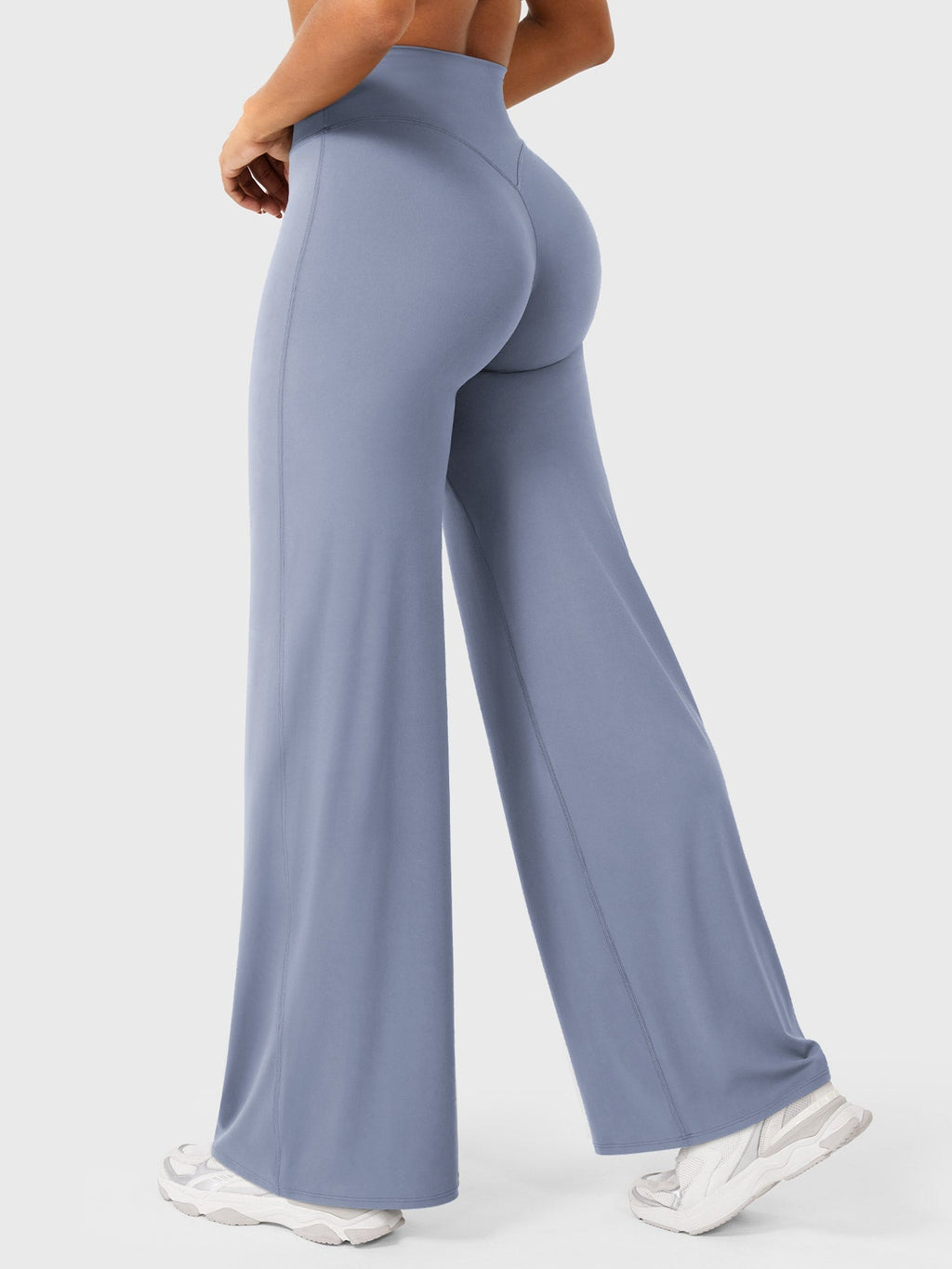 High Waist Flared Pants for Women | Lightweight Summer Fabric | Casual Chic Design | Ideal for Warm Weather Wear