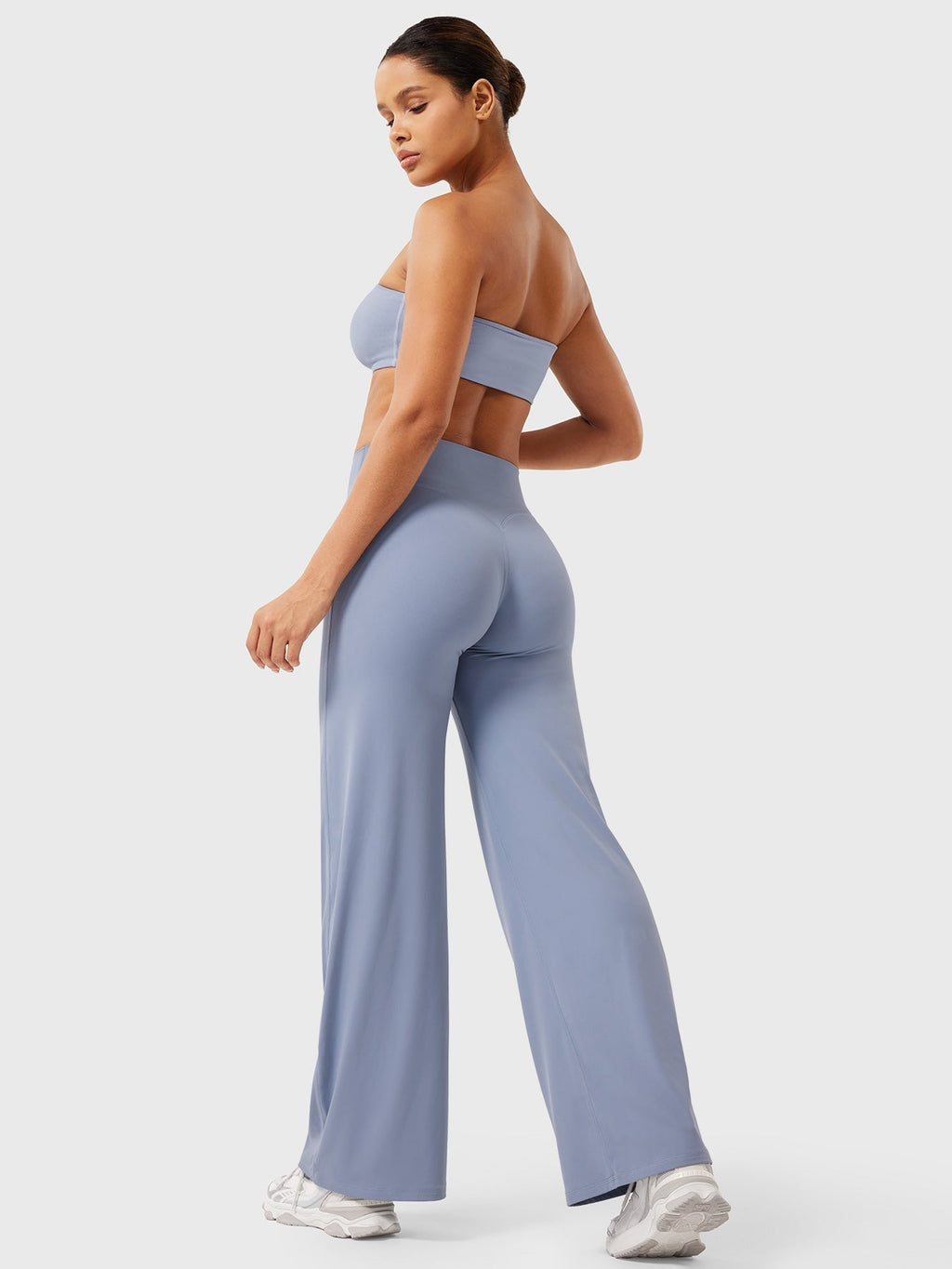 High Waist Flared Pants for Women | Lightweight Summer Fabric | Casual Chic Design | Ideal for Warm Weather Wear