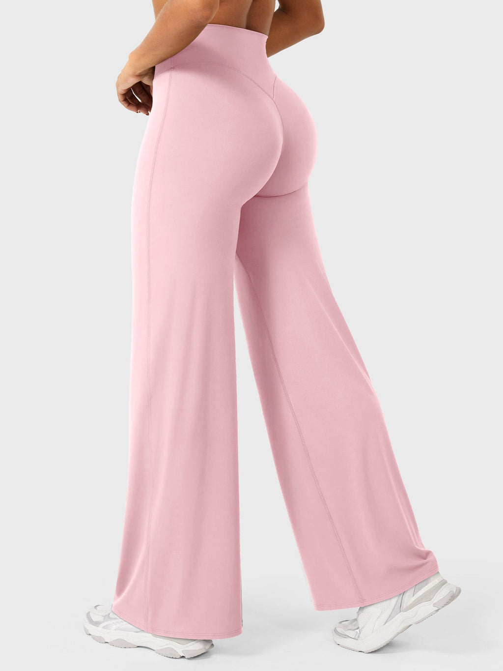 High Waist Flared Pants for Women | Lightweight Summer Fabric | Casual Chic Design | Ideal for Warm Weather Wear