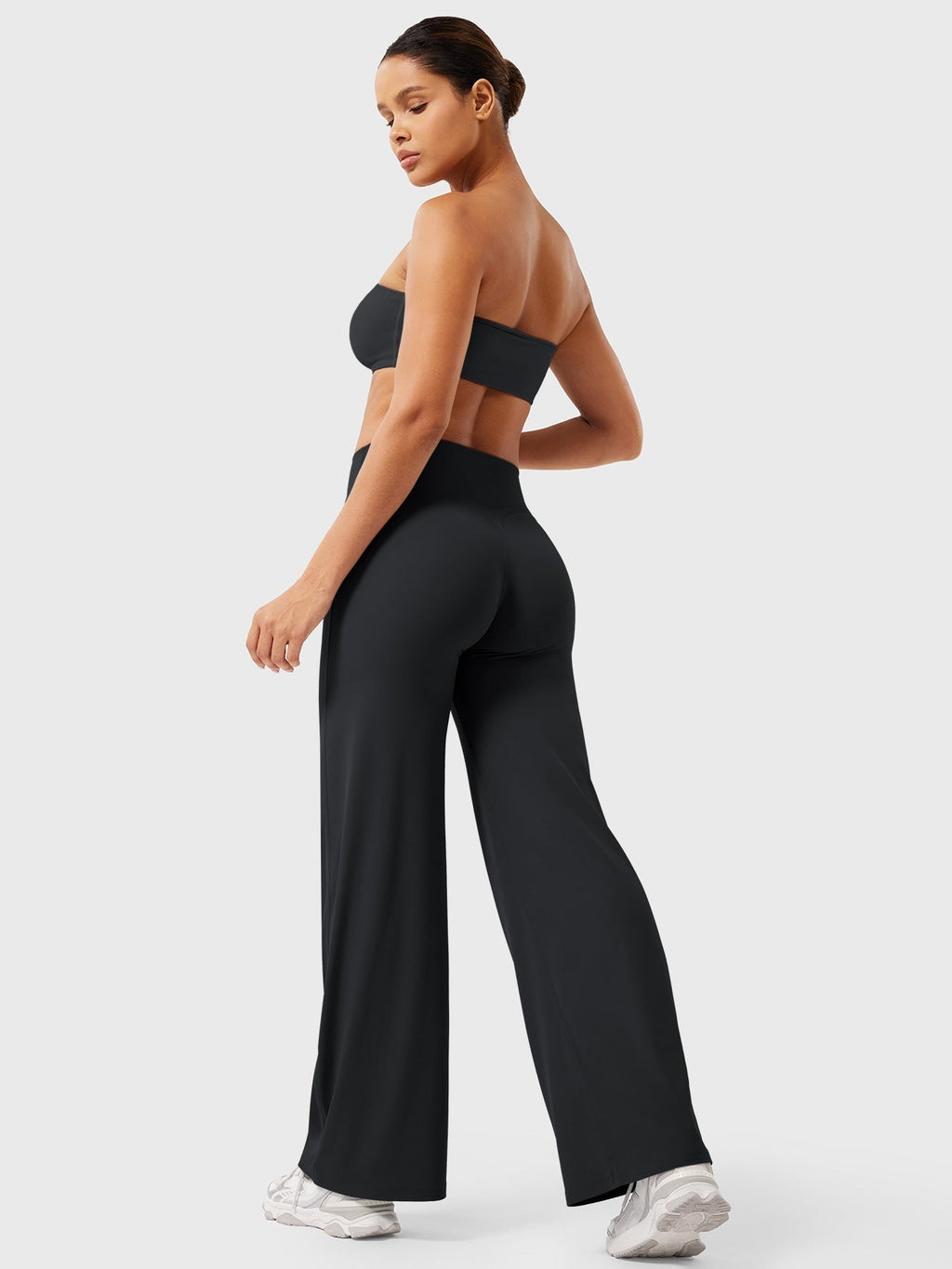 High Waist Flared Pants for Women | Lightweight Summer Fabric | Casual Chic Design | Ideal for Warm Weather Wear
