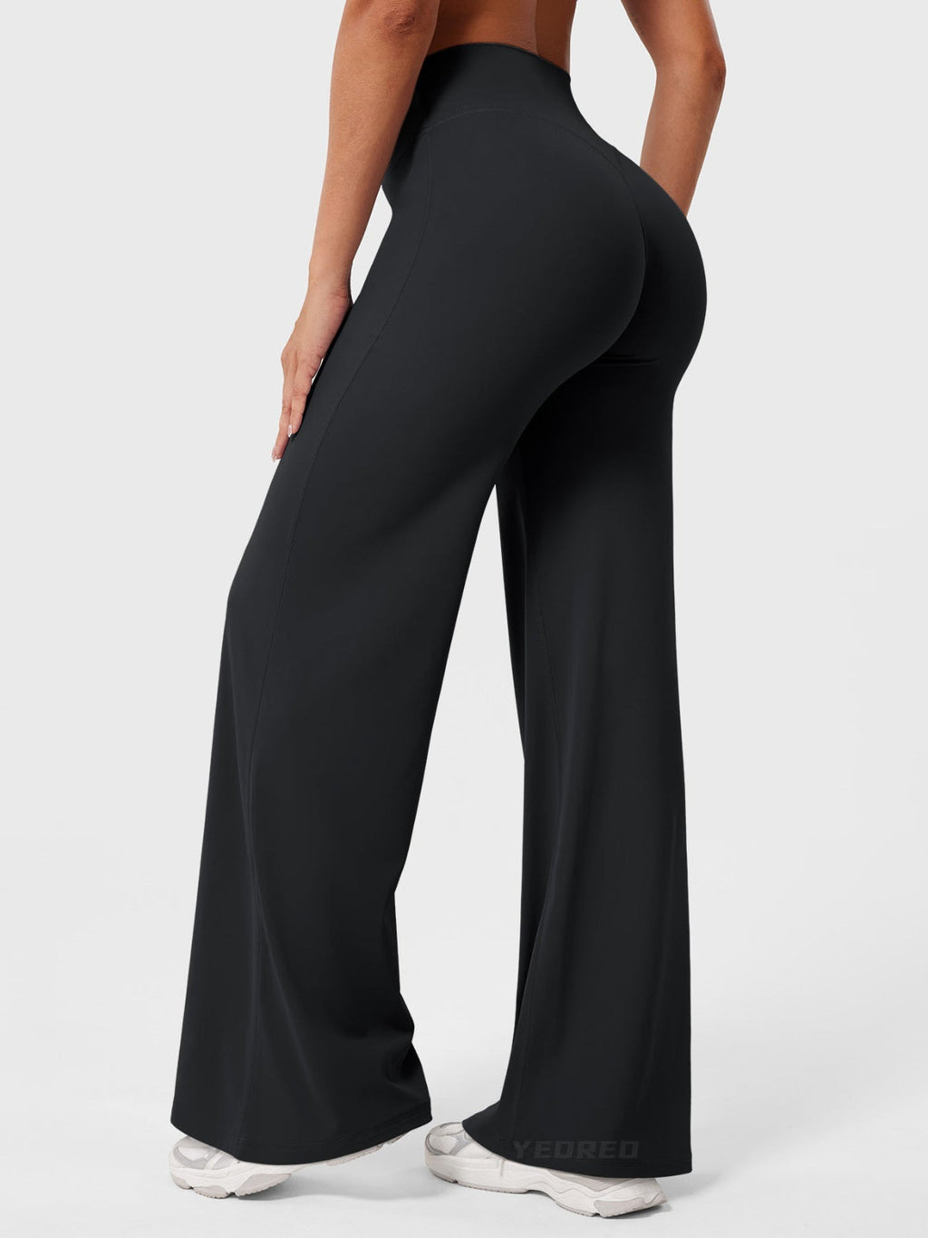 High Waist Flared Pants for Women | Lightweight Summer Fabric | Casual Chic Design | Ideal for Warm Weather Wear