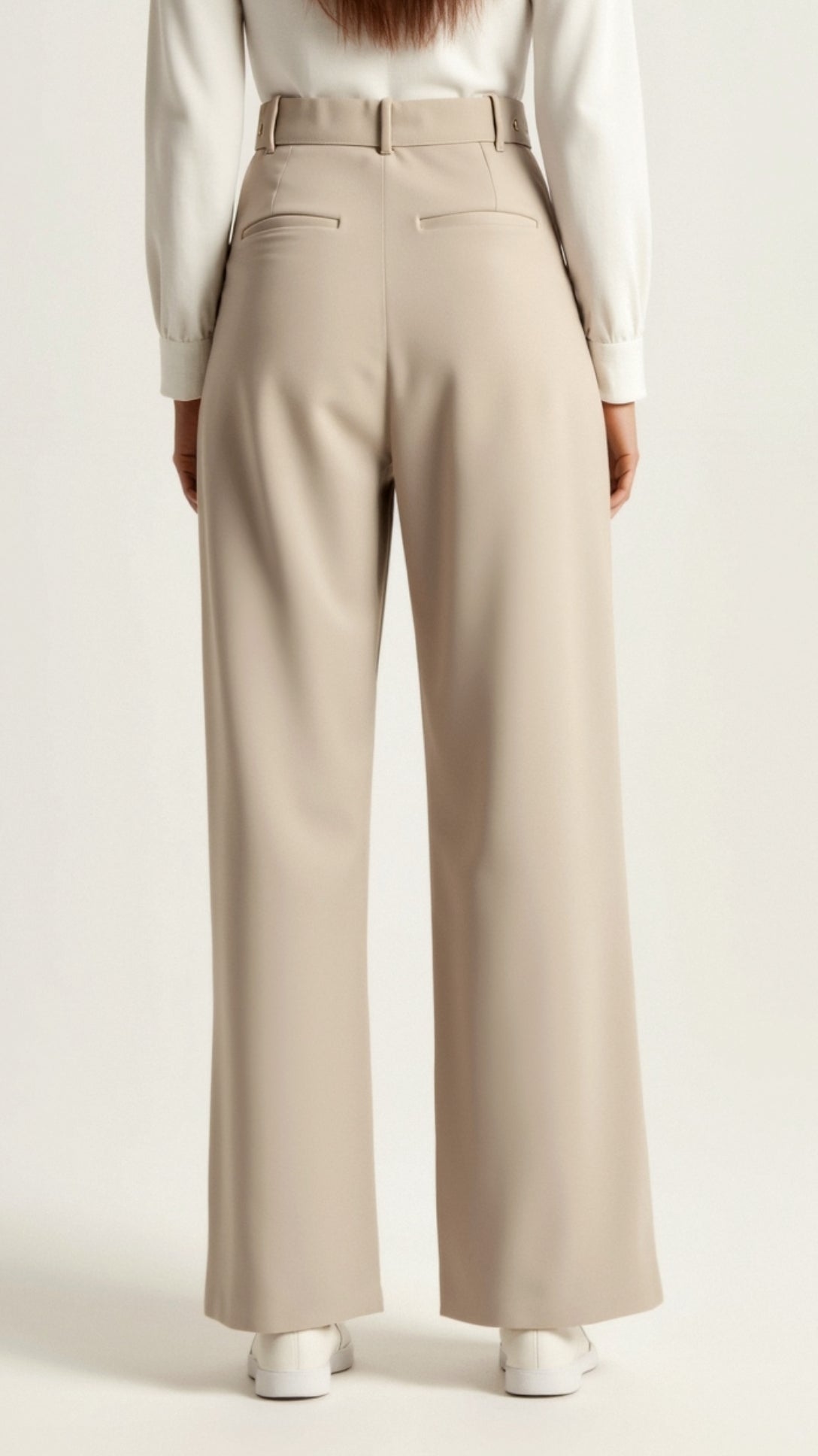 High-Waist Wide-Leg Pants for Women | Lightweight Fabric | Casual or Dressy Spring Fashion