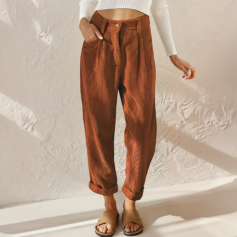 High Waist Wide Leg Summer Pants for Women | Lightweight Fabric | Casual Stylish Trousers for Warm Weather Wear