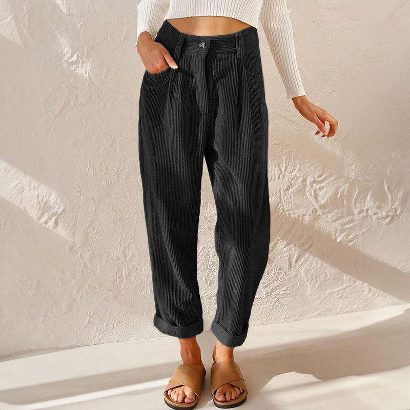 High Waist Wide Leg Summer Pants for Women | Lightweight Fabric | Casual Stylish Trousers for Warm Weather Wear