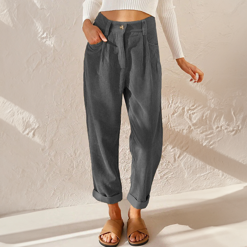 High Waist Wide Leg Summer Pants for Women | Lightweight Fabric | Casual Stylish Trousers for Warm Weather Wear