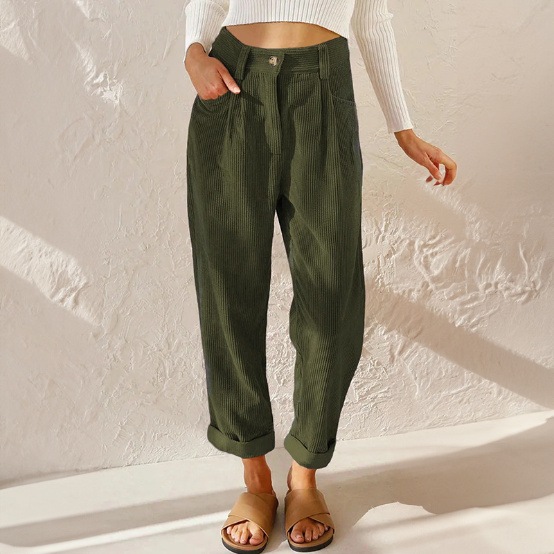 High Waist Wide Leg Summer Pants for Women | Lightweight Fabric | Casual Stylish Trousers for Warm Weather Wear