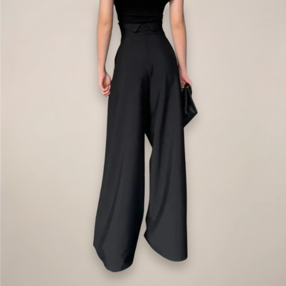 High Waisted Wide Leg Trousers for Women | Soft Fabric | Casual & Formal Wear Options