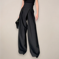 High Waisted Wide Leg Trousers for Women | Soft Fabric | Casual & Formal Wear Options
