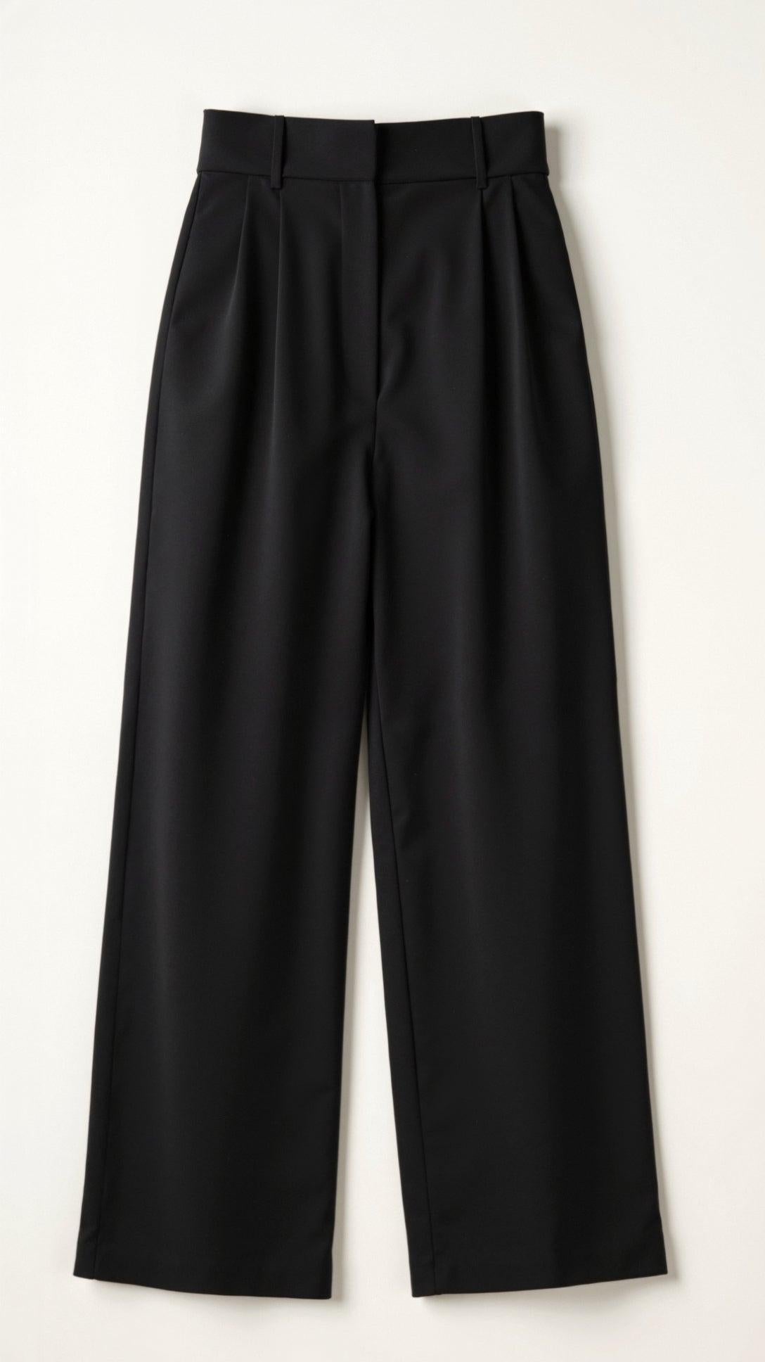 High Waisted Wide Leg Trousers | Soft Fabric | Casual & Office Style | Women's Versatile Fit Pants
