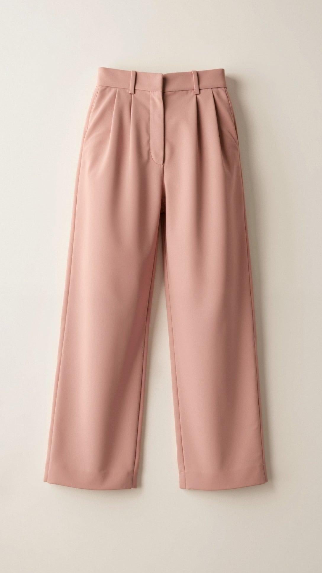 High Waisted Wide Leg Trousers | Soft Fabric | Casual & Office Style | Women's Versatile Fit Pants