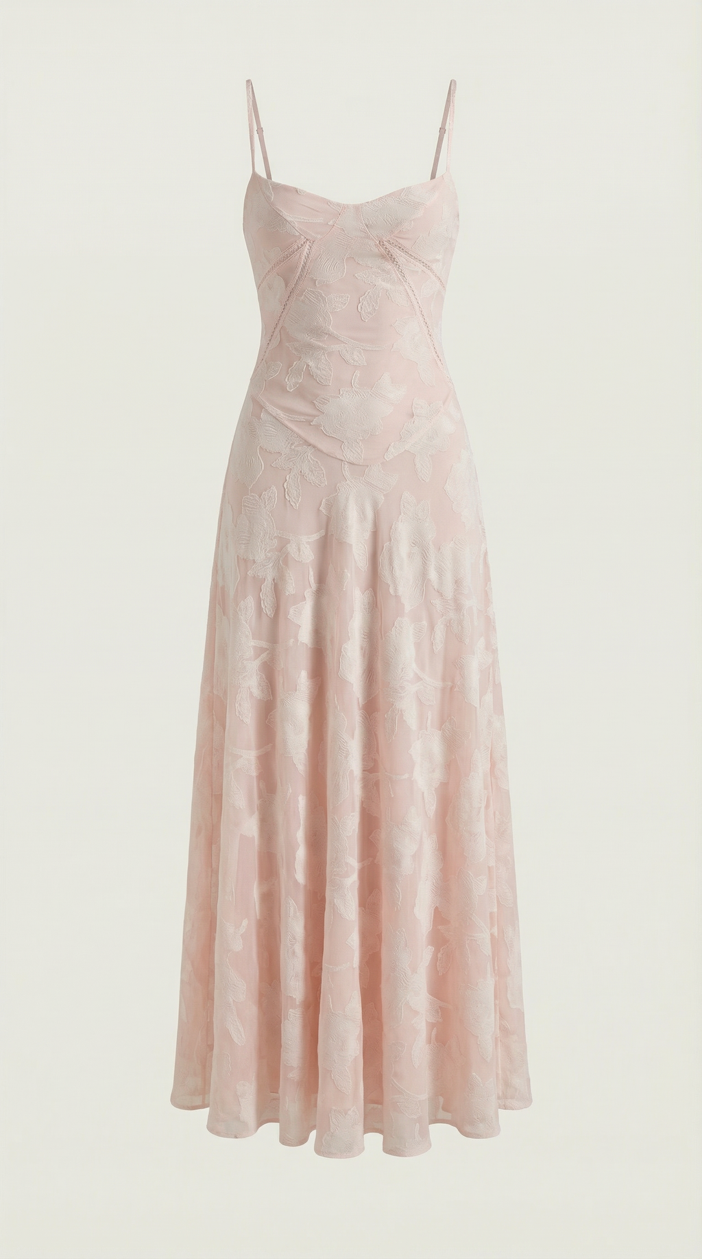 Lace Maxi Dress for Women - Elegant Floral Design - Perfect for Formal Events and Special Occasions