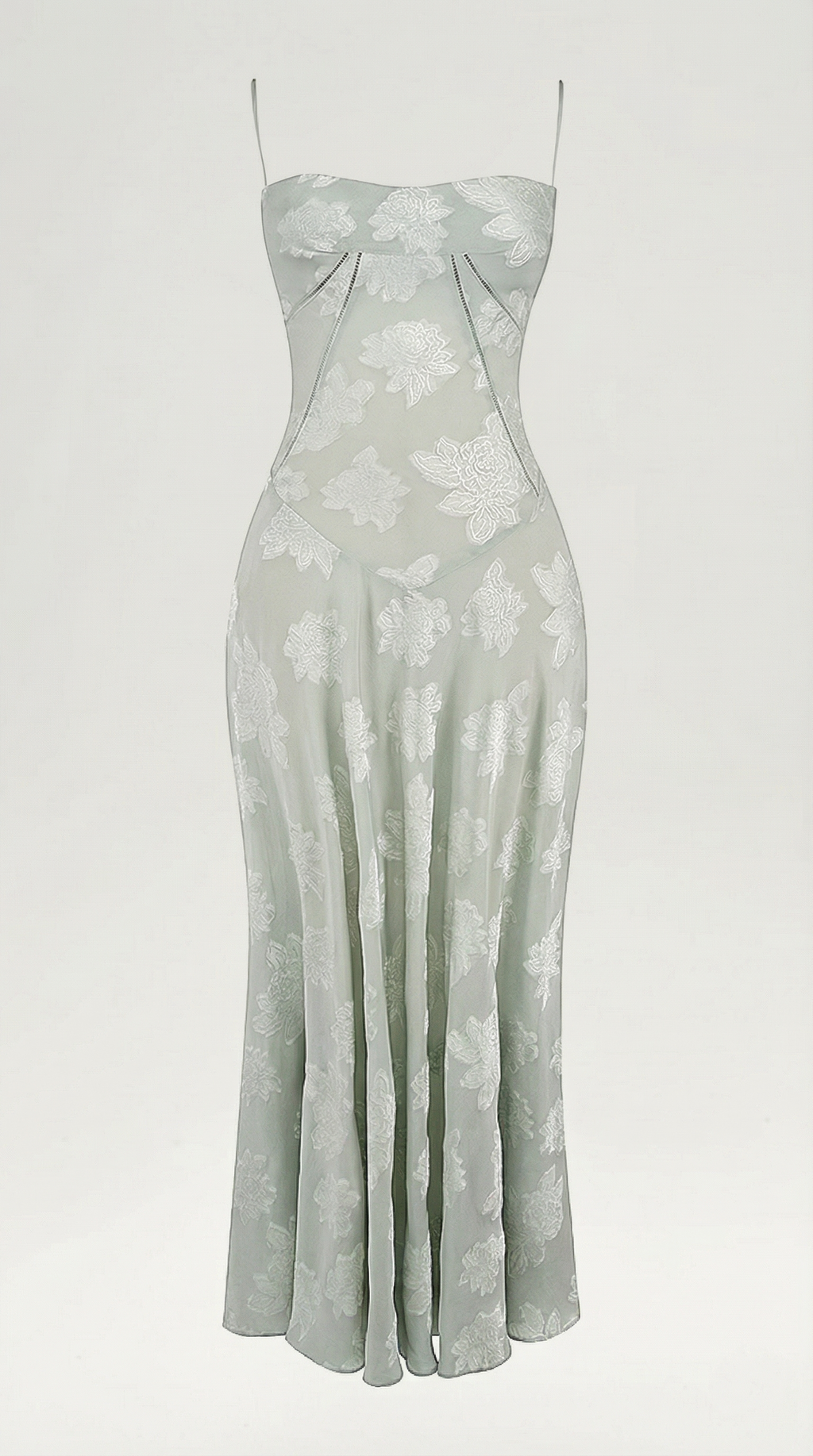 Lace Maxi Dress for Women - Elegant Floral Design - Perfect for Formal Events and Special Occasions