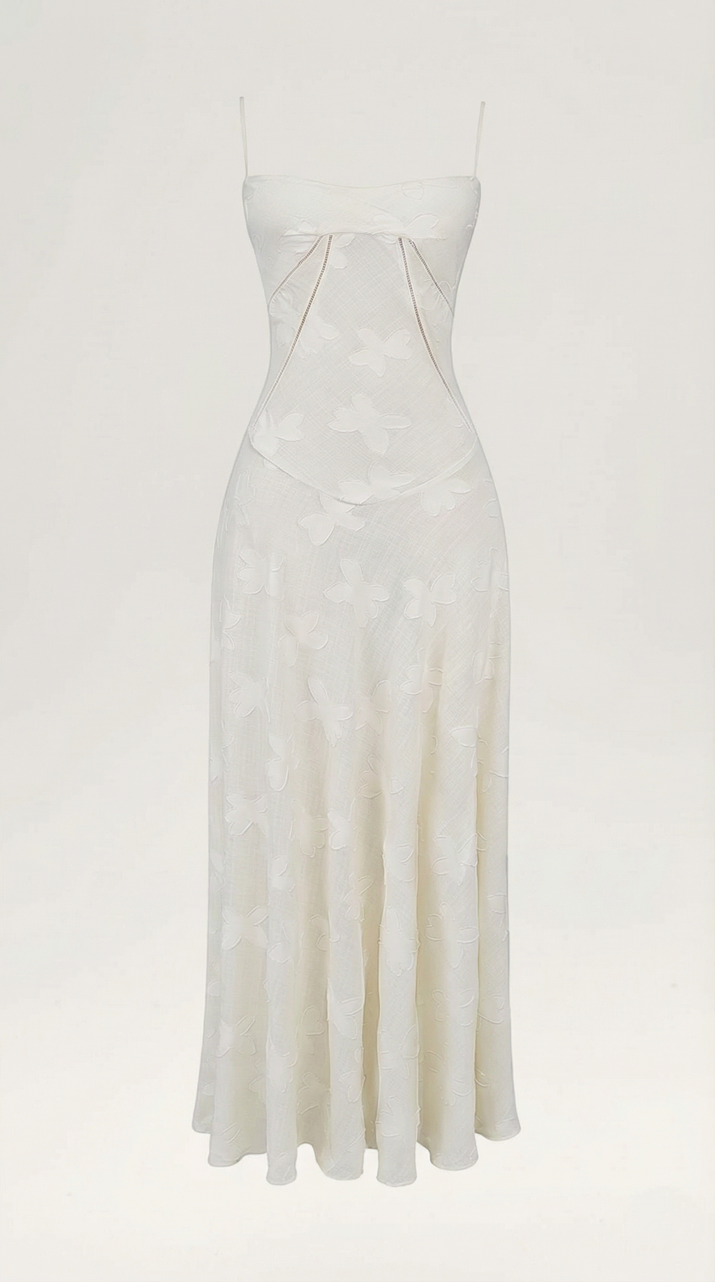 Lace Maxi Dress for Women - Elegant Floral Design - Perfect for Formal Events and Special Occasions