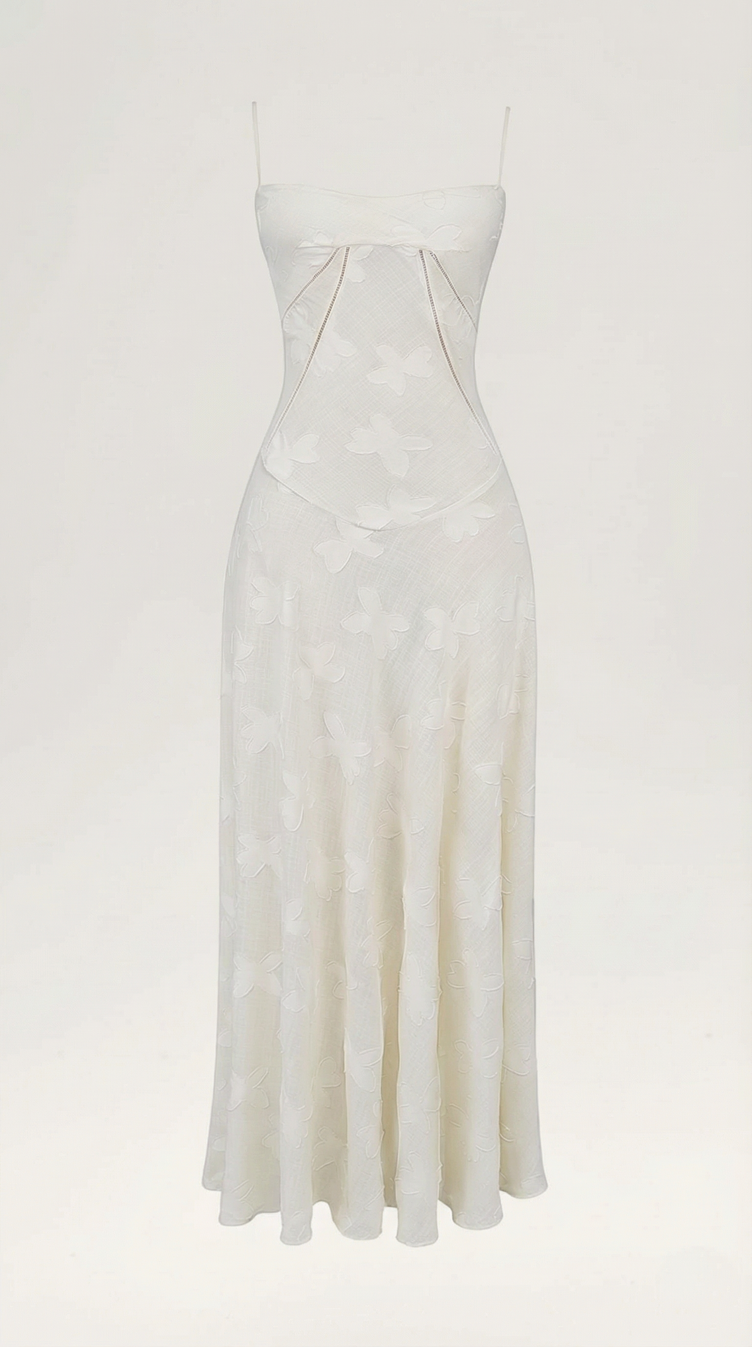 Lace Maxi Dress for Women - Elegant Floral Design - Perfect for Formal Events and Special Occasions