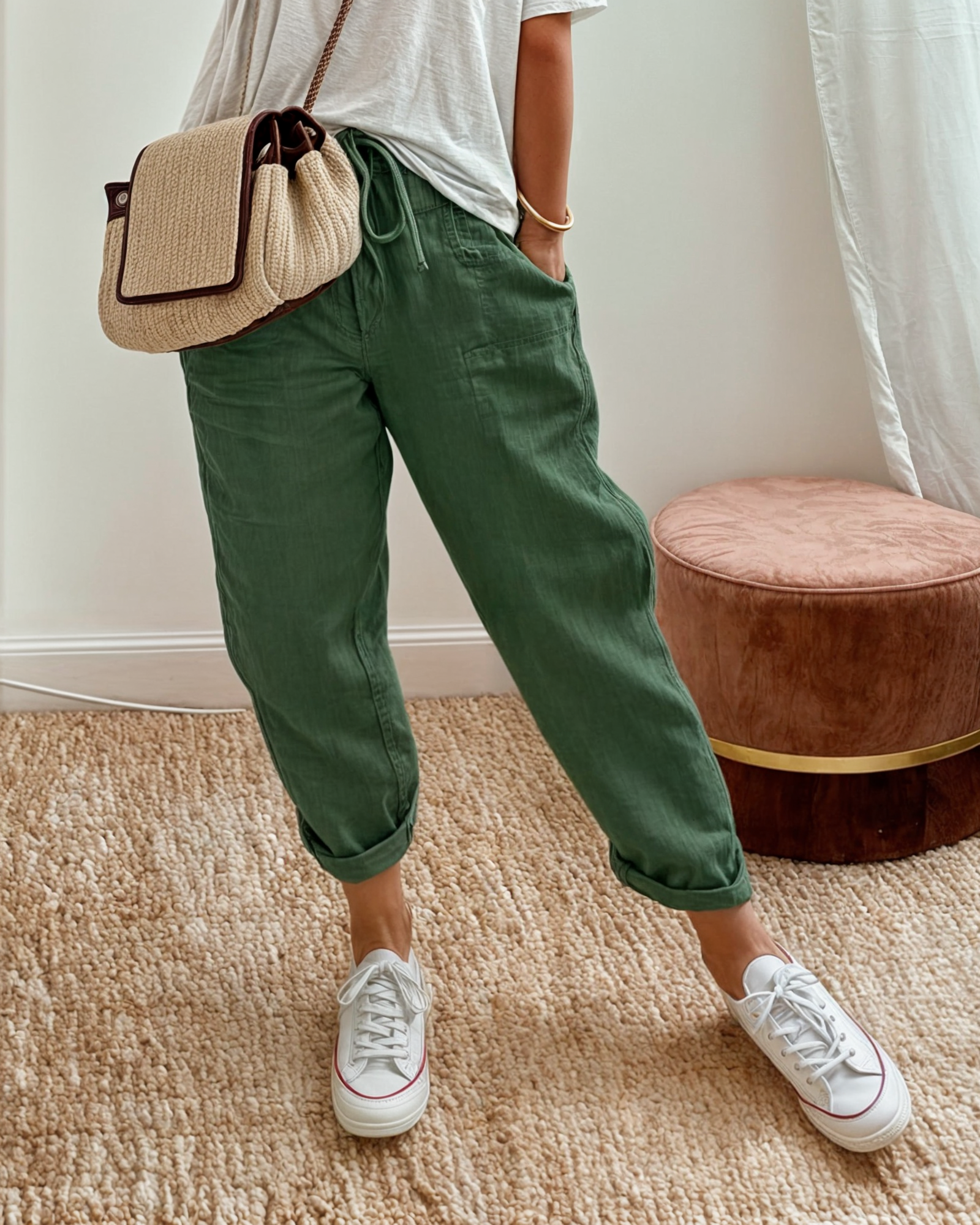 Linen Wide-Leg Trousers for Women | Lightweight & Breathable | Casual or Dressy Pants for Versatile Styling