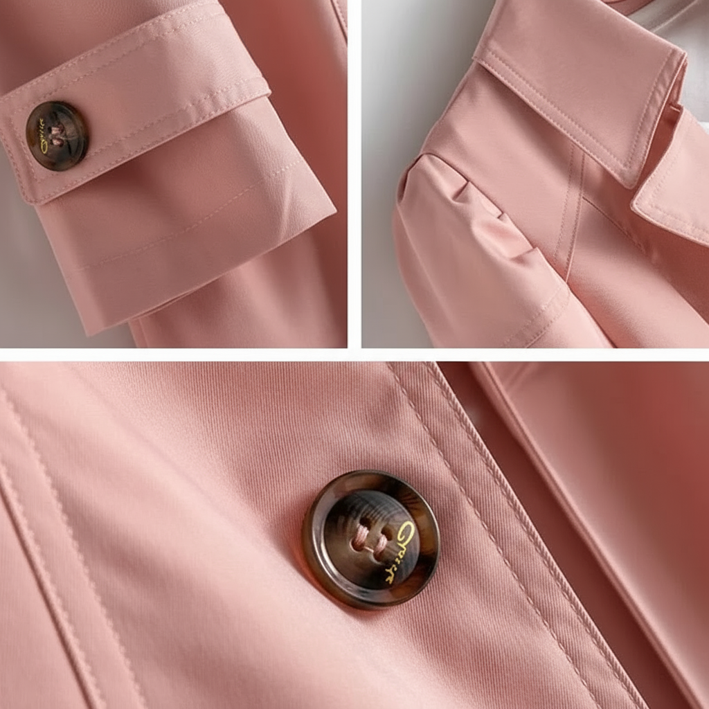 Long Double Breasted Belted Coat | Women's Fashion Outerwear | Stylish Winter Jacket