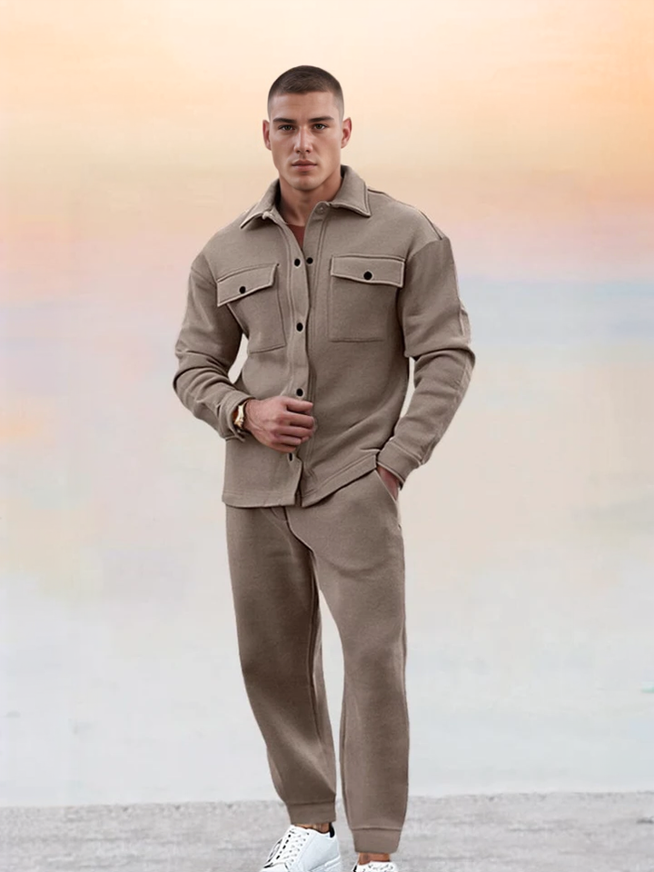 Men's Athleisure 2-Piece Set | Comfortable Fabric | Casual Sportswear Outfit