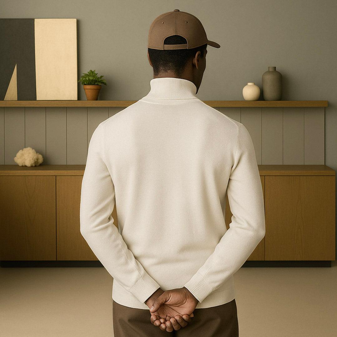 Men's Cashmere Turtleneck Sweater | Premium Material | Warm & Stylish Knitwear
