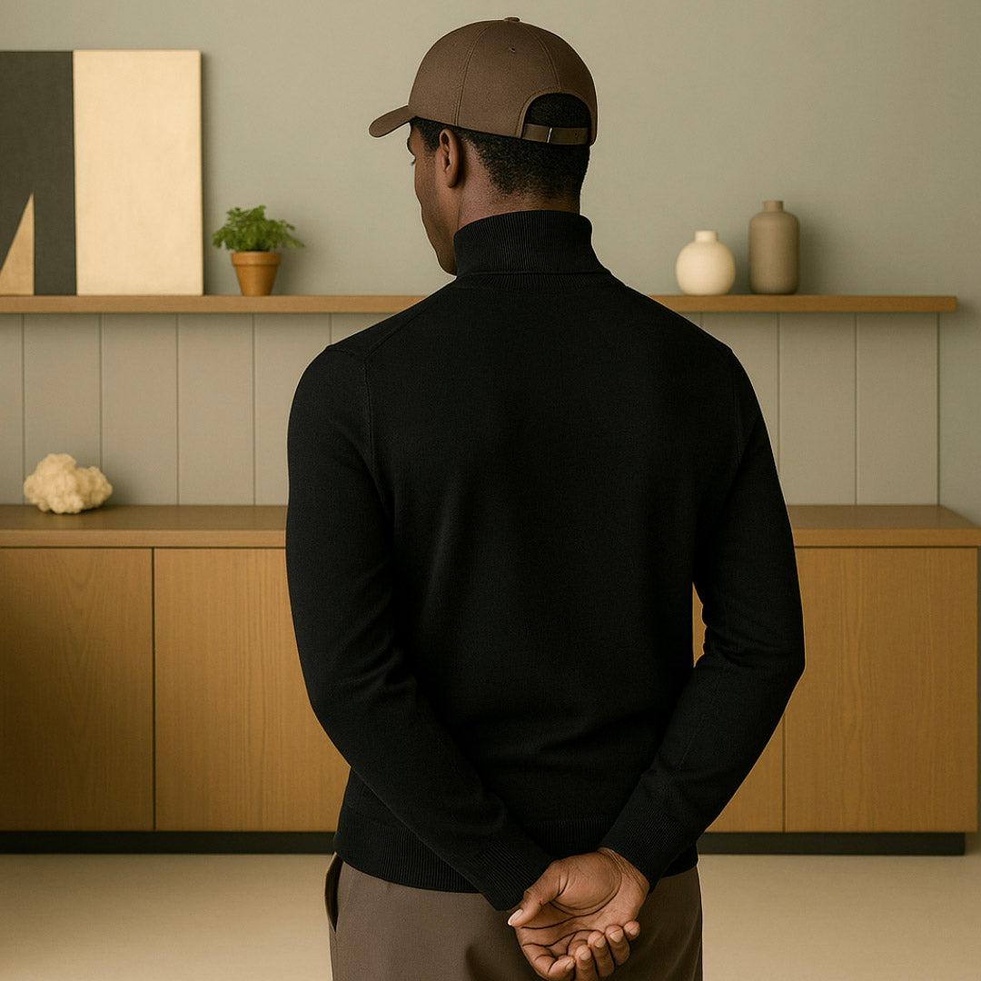 Men's Cashmere Turtleneck Sweater | Premium Material | Warm & Stylish Knitwear