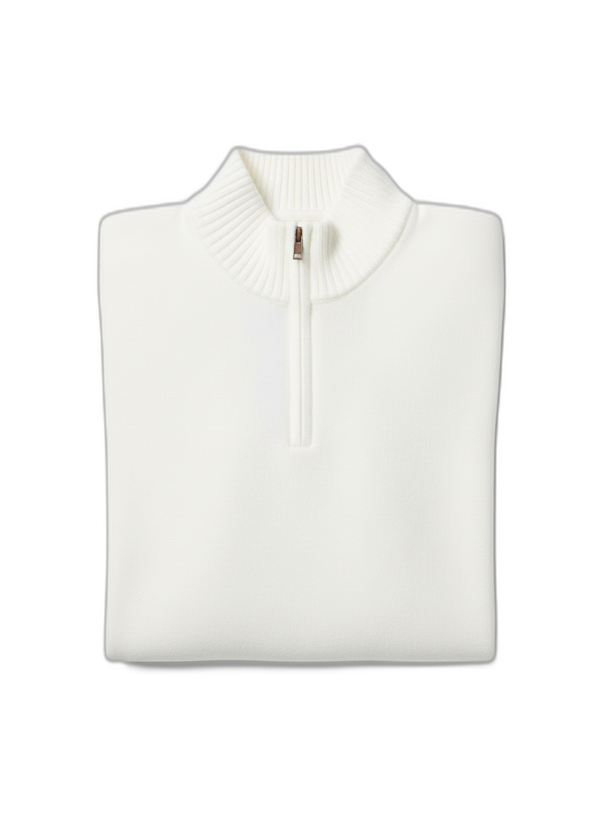 Men's Cashmere Zipper Sweater - Soft Knitwear for Casual and Formal Occasions - Versatile and Stylish Design