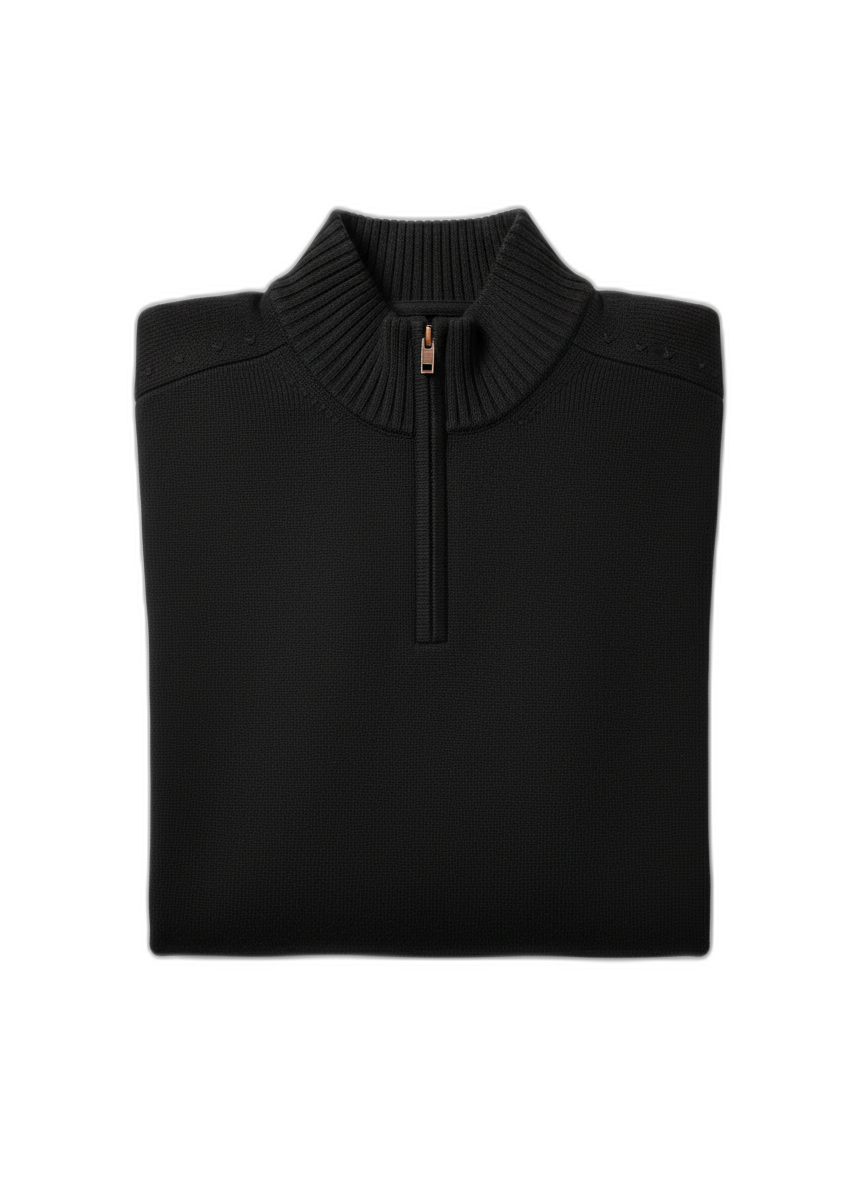 Men's Cashmere Zipper Sweater - Soft Knitwear for Casual and Formal Occasions - Versatile and Stylish Design