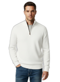 Men's Cashmere Zipper Sweater - Soft Knitwear for Casual and Formal Occasions - Versatile and Stylish Design