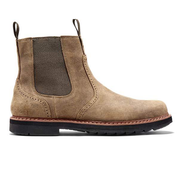 Men's Suede Chelsea Boots - Trendy Design for Casual and Formal Wear
