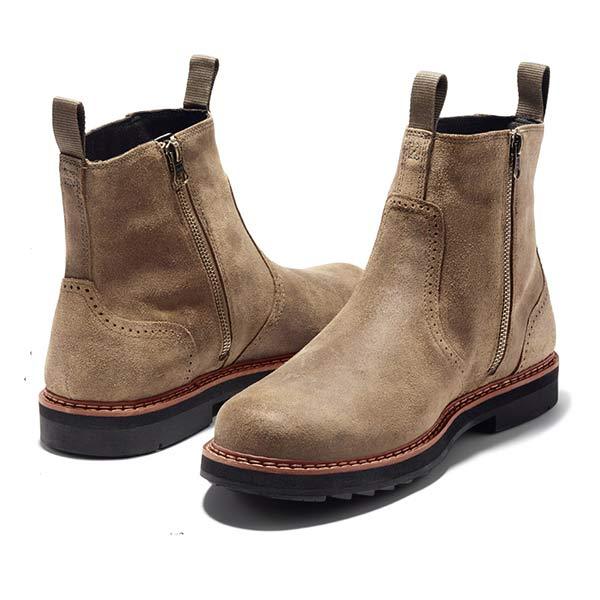 Men's Suede Chelsea Boots - Trendy Design for Casual and Formal Wear
