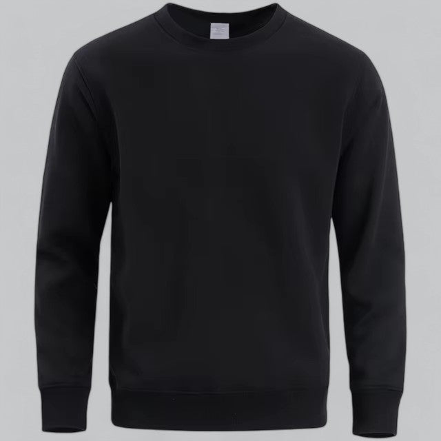 Men's Crew Neck Sweatshirt | Soft Cotton Blend | Casual Style | Everyday Comfort Wear