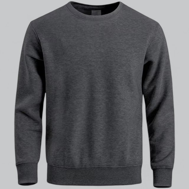 Men's Crew Neck Sweatshirt | Soft Cotton Blend | Casual Style | Everyday Comfort Wear