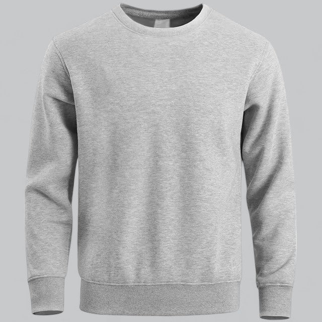 Men's Crew Neck Sweatshirt | Soft Cotton Blend | Casual Style | Everyday Comfort Wear