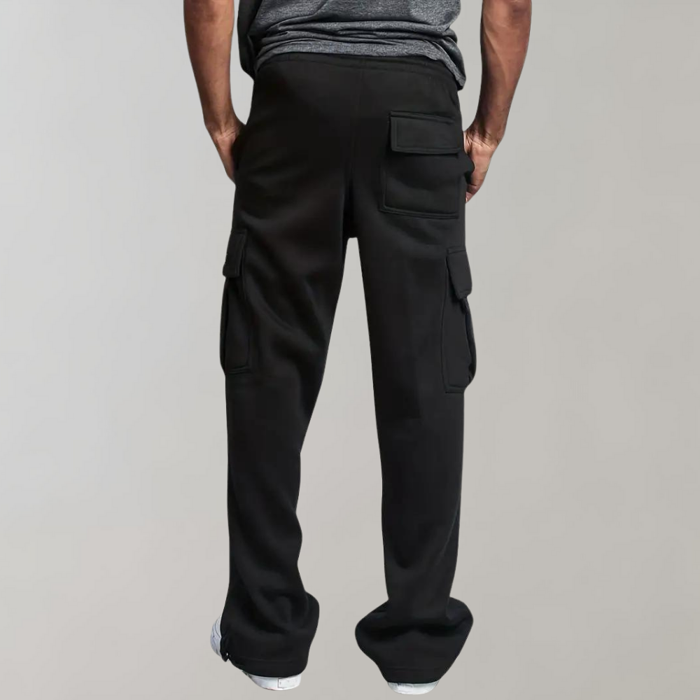 Men's Cargo Jogger Pants | Comfortable Cotton Blend | Casual Everyday Wear | Drawstring Design for Easy Fit