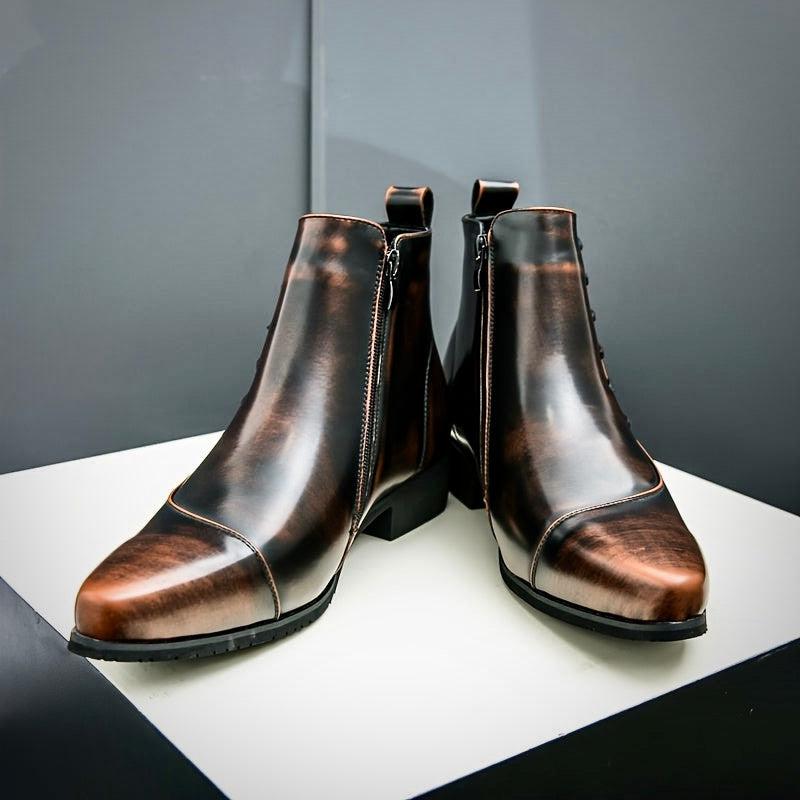 Men's Leather Dress Boots | Refined Style for Formal Occasions