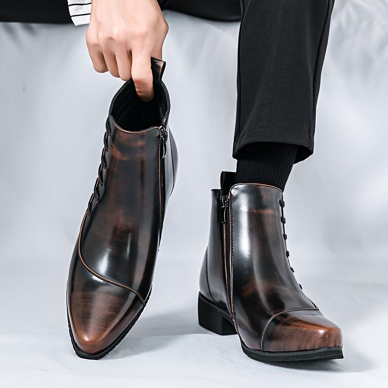 Men's Leather Dress Boots | Refined Style for Formal Occasions