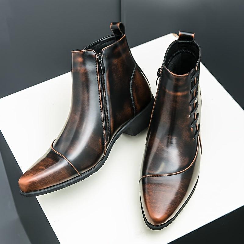 Men's Leather Dress Boots | Refined Style for Formal Occasions