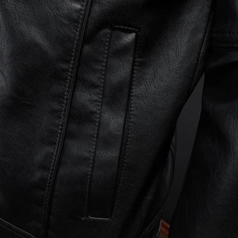 Men's Leather Rider Jacket | Premium Quality | Classic Biker Style | Black