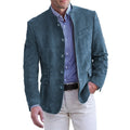 Men's Lightweight Mandarin Collar Blazer | Tailored Fit | Casual or Formal Wear | Ideal for Events and Office Attire