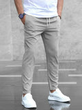 Men's Luxury Stretch Pants in Soft Fabric for Casual or Formal Wear